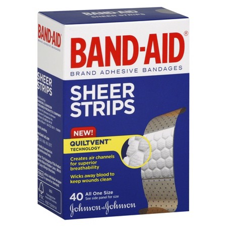 Bandage Sheer Strips Sterile Band-Aid® 3/4'X3 (100/BX 12BX/CS) by Johnson & Johnson Medical  ID 38137-004634